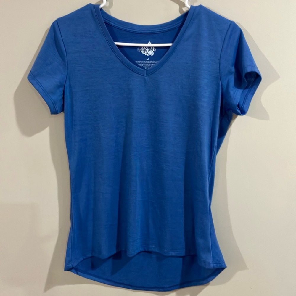 V neck Blue T shirt NWOT